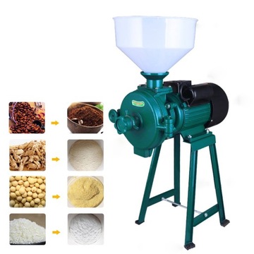 Электрическая зернодробилка Зерномельница Мельница + воронка