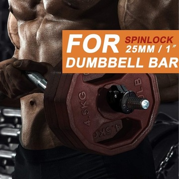 Ошейники с замком, 2 шт. ОГРАНИЧИТЕЛИ 1 дюйм, фиксирующие штангу