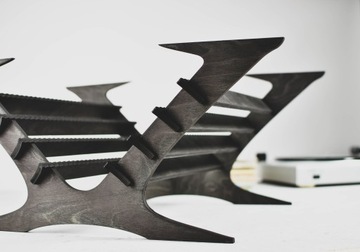 Подставка для виниловых пластинок, виниловая полка, чердачная полка, 100 пластинок, деревянная переплет