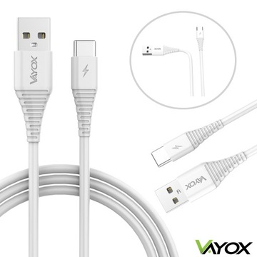 KABEL USB TYP C QUICK CHARGE 3.0 FAST SZYBKI VAYOX