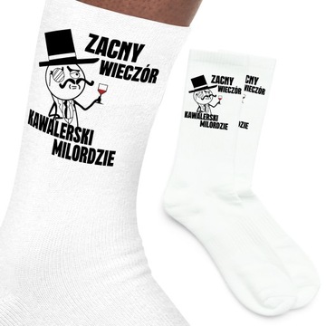 SKARPETKI PREZENT WIECZÓR KAWALERSKI Wzory 39-45