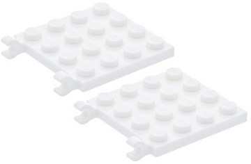 17608a LEGO 11399 6030965 płytka 4x4 - biały 2szt