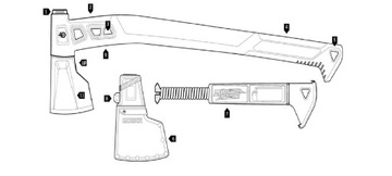 ТОПОР GERBER BUSHCRAFT КОЙОТ 31-003780