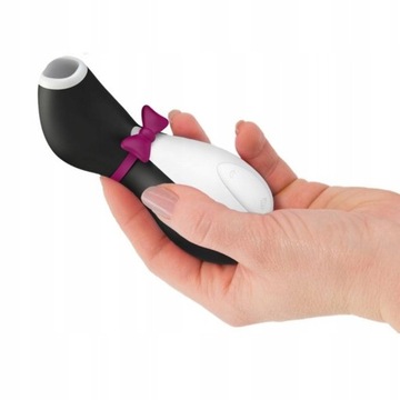 Стимулятор клитора Satisfyer Pro Penguin Next Generation, черный и белый