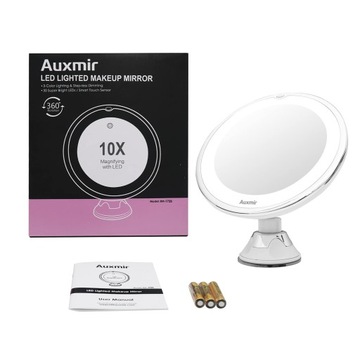 Косметическое зеркало увеличивает X10 LED Home Travel