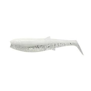 GUMA SAVAGE GEAR CANNIBAL 12,5 cm WHITE FLASH
