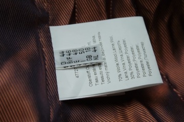 White Label синяя куртка 70% шерсть 44