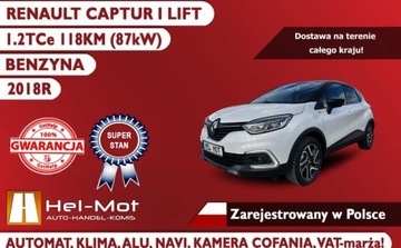 Renault Captur I 2018 Renault Captur LIFT AUTOMAT Klima Kamera cofania Zarejestrowany w Polsce V, zdjęcie 2