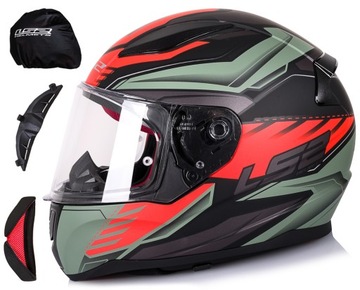 ZAMKNIĘTY KASK MOTOCYKLOWY LS2 FF353 RAPID GALE L