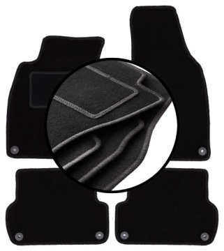 Velurové koberce komplet pro: Seat Exeo sedan, kombi (2008-2015)