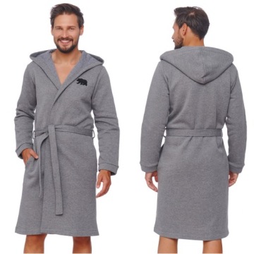Szlafrok męski z kapturem DOCTOR NAP 9768 XXL
