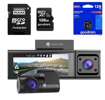 Wideorejestrator przód tył 3w1 NAVITEL RC3 PRO 128