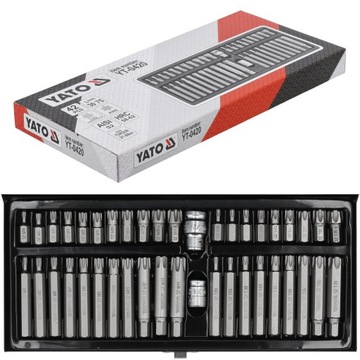 YATO ZESTAW KOŃCÓWEK RIBE TORX SECURITY 42el. BITY