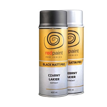 REDPAINT PRO SERIES SPRAY CZARNY MAT
