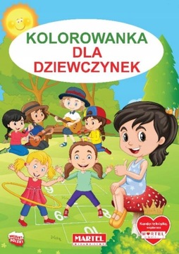 KOLOROWANKA malowanka DLA DZIEWCZYNEK MAR-41