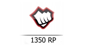 LoL League Of Legends EUNE 1350 RP gift