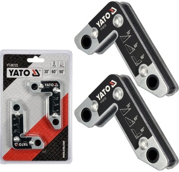 YATO YT-08722 ДЕРЖАТЕЛИ ДЛЯ МАГНИТНОЙ СВАРКИ 2шт.