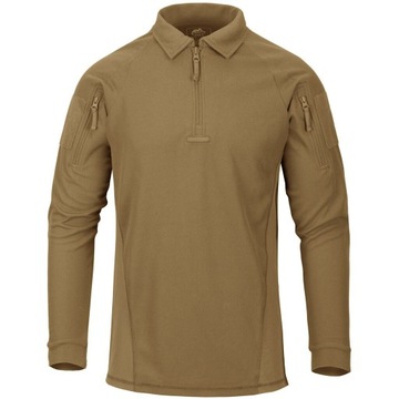 Koszulka polo polówka taktyczna z długim rękawem Helikon Range Coyote M