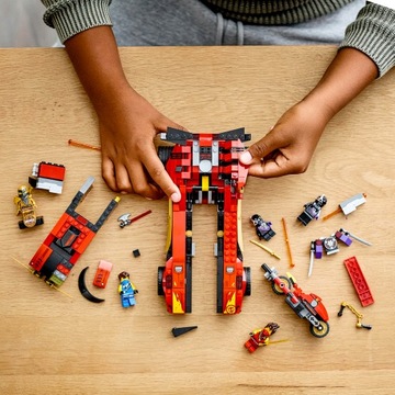 LEGO кирпичи 71737 Ниндзяго Ниндзяспидер Х-1