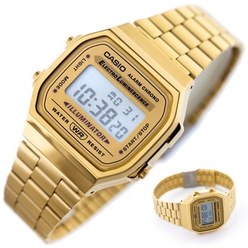 Zegarek Casio Złoty Unisex Vintage Retro Klasyka