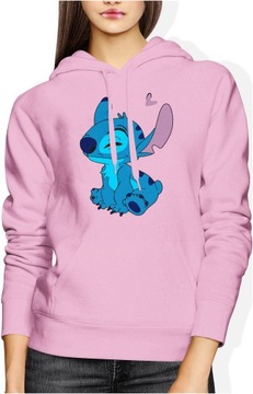 BLUZA STITCH STICH DAMSKA LILO I ANDZIA PREZENT DLA DZIEWCZYNY Z SERCEM S