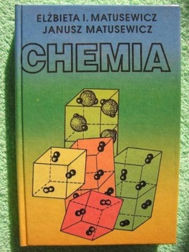 CHEMIA dla szkół średnich kl 1 i 2 Matusewicz NOWA