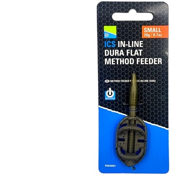 Podajnik PRESTON koszyk koszyczek ICS In line Dura Flat L 30g Method Feeder