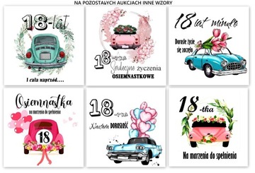 PREZENT na 18-TKĘ * pudełeczko na gotówkę BIAŁE UV