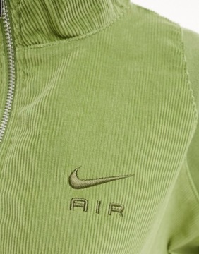 Nike Air Zapinana na zamek kurtka ze sztruksu w kolorze zielonym M