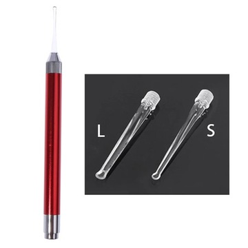 Lekka łyżka do czyszczenia uszu wosku z uszu latarka Earpick czyszczenie us