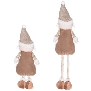 ФИГУРКА САНТА-ГНОРА РОЖДЕСТВЕНСКИЙ ОРНАМЕНТ ТЕЛЕСКОПИЧЕСКИЕ НОЖКИ ПОДАРОК ​​80см