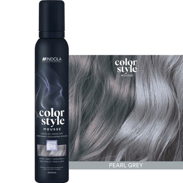 Pianka koloryzująca INDOLA Color Style Mousse Perłowo Szara 200ml