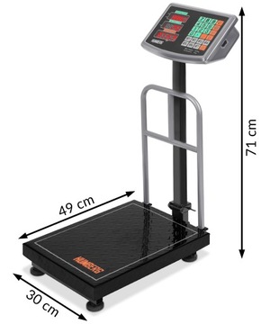 WAGA MAGAZYNOWA ELEKTRONICZNA ROLNICZA SKLEPOWA TOWAROWA PLATFORMOWA 150 KG