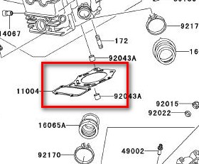 USZCZELKA POD GŁOWICĘ KAWASAKI VULCAN 750