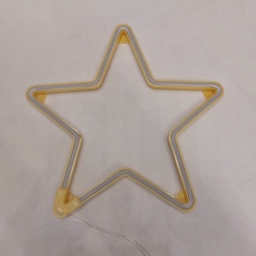 ПОДВЕСНАЯ СВЕТОДИОДНАЯ ЗВЕЗДА ТЕПЛЫЙ БЕЛЫЙ ОТДЕЛКА