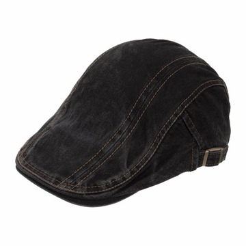 KASZKIET MĘSKI CZAPKA Z DASZKIEM BAWEŁNA JEANS CZ