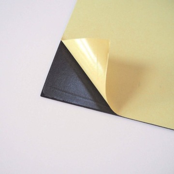 Пена ЭВА черная 2 мм - 60х100 см - самоклеящаяся