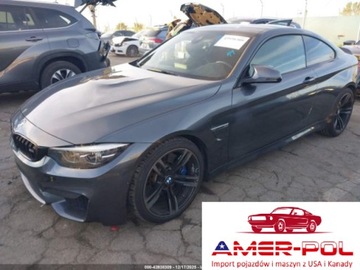 BMW Seria 4 F32-33-36 2018 BMW M4 2018, 3.0L R-6 424KM, RWD, od ubezpieczalni 3.0 Benzyna 425KM