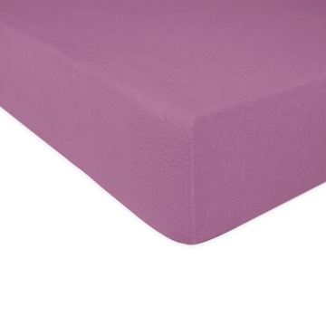 Prześcieradło FROTTE 120x200 wz. jasny fiolet