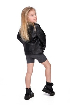 ДЕТСКИЕ ЛЕГИНСЫ 1/2 ВЕЛОСИПЕДНЫЕ ШОРТЫ ГРАФИТ 92