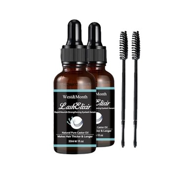 WEST&MONTH SERUM NA POROST WZMACNIAJĄCE ODŻYWIAJĄCE DO RZĘS ZESTAW 2 sztuk