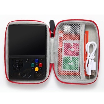 ПОРТАТИВНАЯ ИГРОВАЯ КОНСОЛЬ MIYOO MINI PLUS PS1 + TF-КАРТА 128 ГБ + СУМКА