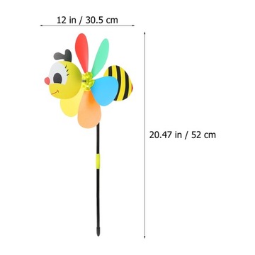 WIATRAK ZEWNĘTRZNY DEKOR 4 SZT