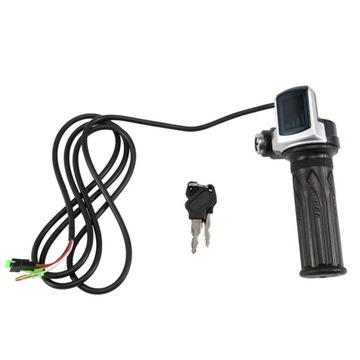 Bike Twist Throttle For Electric Bike Throttle 36V Gas Handle Throttle LCD