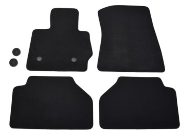 Bmw X3 F25 2011-2017 Suchý Zip Černé velurové koberce – Gold Plus.