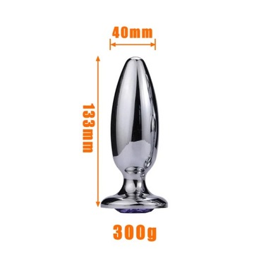 3 Style ze stali nierdzewnej ogromne Butt Plug