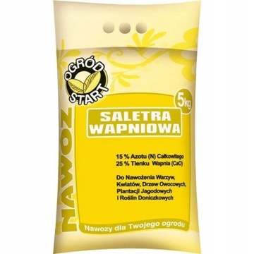 SALETRA WAPNIOWA NAWÓZ WARZYWA OWOCE OGRÓD 5KG