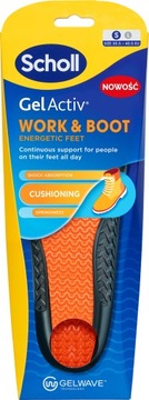 SCHOLL GelActiv Work & boot Wkładki do butów damskie S