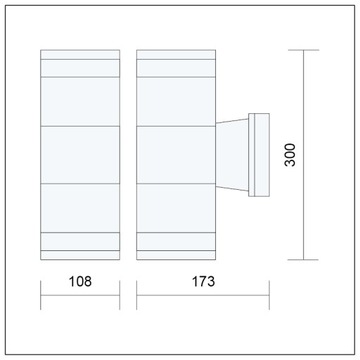 НАРУЖНЫЙ НАСТЕННЫЙ СВЕТИЛЬНИК ФАСАДНЫЙ САДОВЫЙ СВЕТИЛЬНИК GU10