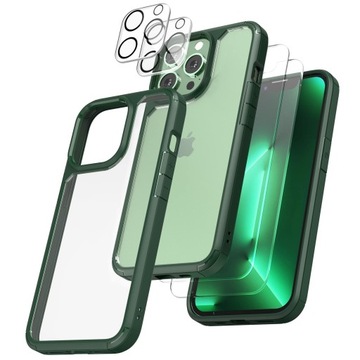 Etui 5 w 1 IPhone 13 Pro Max 6,7 Szkła Ochronne